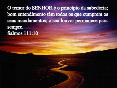 O temor do Senhor