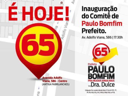 Convite Inaug Comitê 65