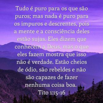 Tito 1, 15 e 16