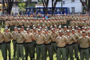 31/08/15- Recife- Pernambuco- Brasil- Mais 1.117 policiais nas ruas para reforçar a segurança em Pernambuco.