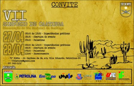 Convite Dia da Caatinga