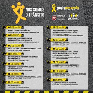 Programação - Maio Amarelo CSTT