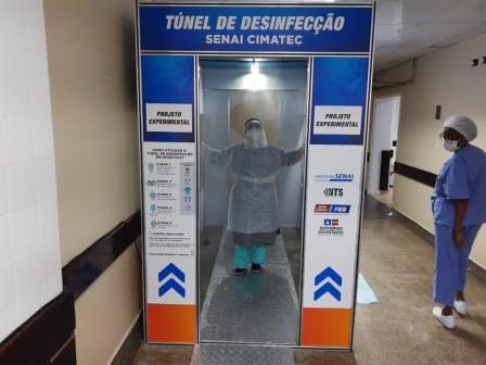 Tunel desinfecção